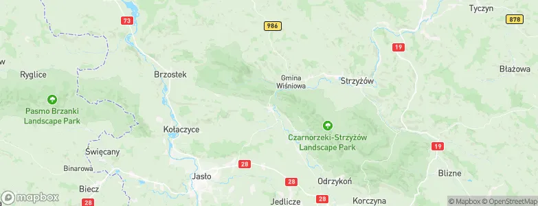 Frysztak, Poland Map