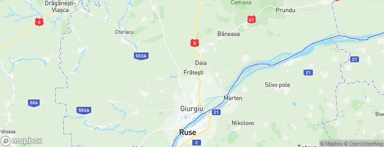 Frăteşti, Romania Map