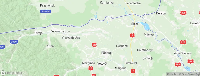 Frătăuţii Vechi, Romania Map
