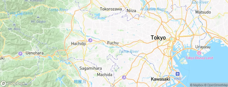 Fuchu, Japan Map