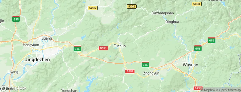 Fuchun, China Map