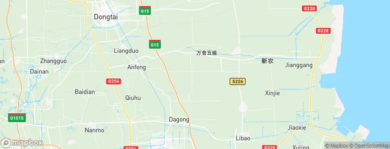 Fudong, China Map