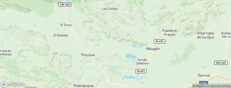 Fuencaliente, Spain Map