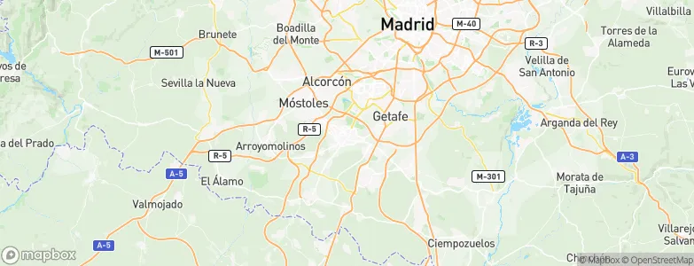 Fuenlabrada, Spain Map
