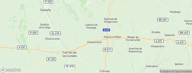 Fuente-Andrino, Spain Map