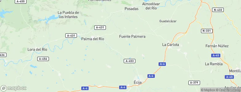 Fuente Carreteros, Spain Map