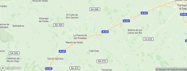 Fuente de San Esteban, La, Spain Map