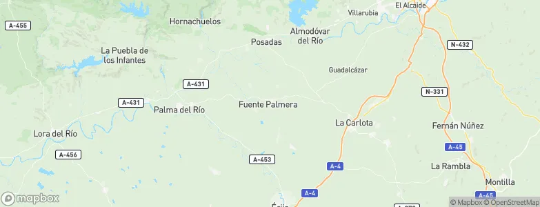 Fuente Palmera, Spain Map