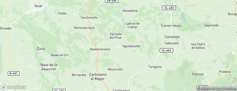 Fuentepelayo, Spain Map