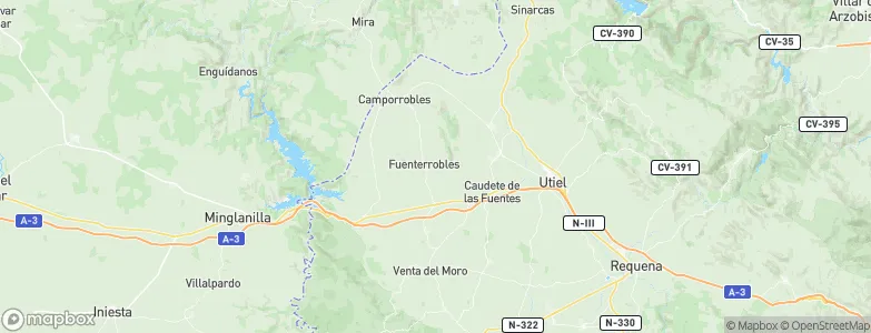 Fuenterrobles, Spain Map