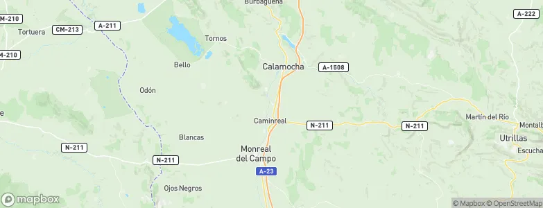 Fuentes Claras, Spain Map