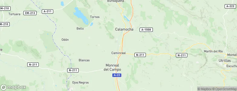 Fuentes Claras, Spain Map