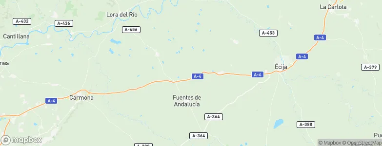 Fuentes de Andalucía, Spain Map