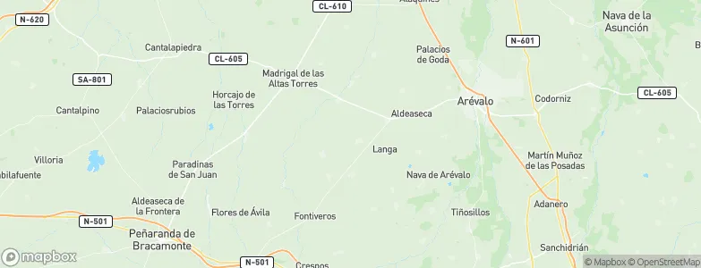 Fuentes de Año, Spain Map