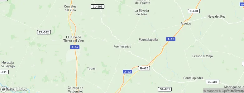 Fuentesaúco, Spain Map