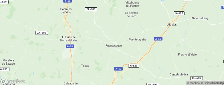 Fuentesaúco, Spain Map