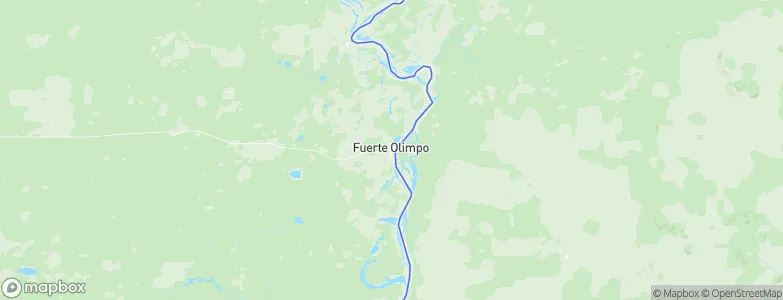 Fuerte Olimpo, Paraguay Map