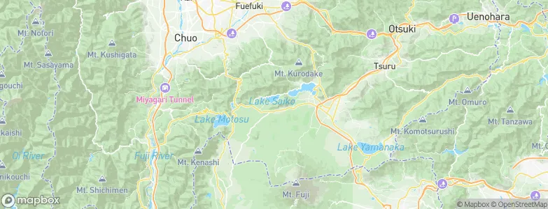 Fujikawaguchiko, Japan Map