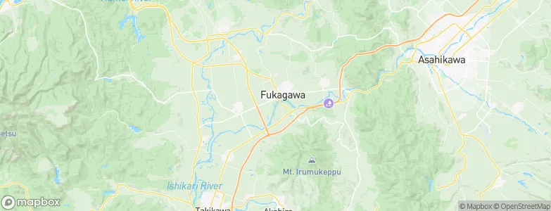 Fukagawa, Japan Map