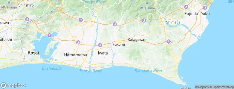 Fukuroi, Japan Map