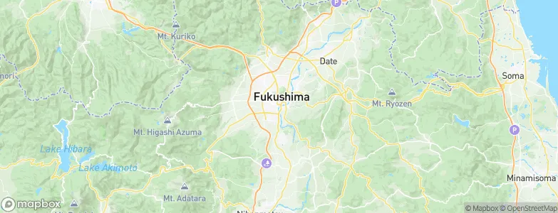 Fukushima, Japan Map