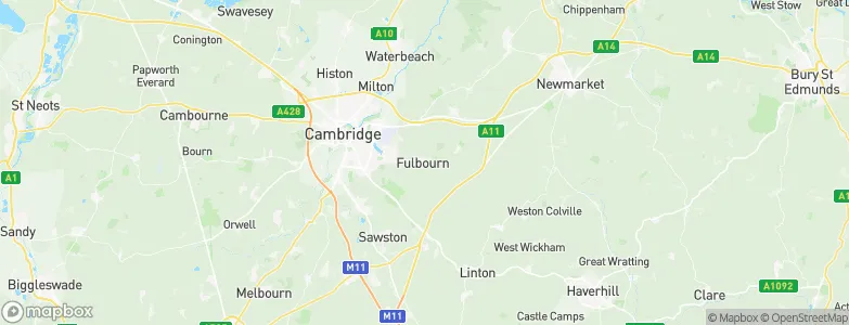 Fulbourn, United Kingdom Map