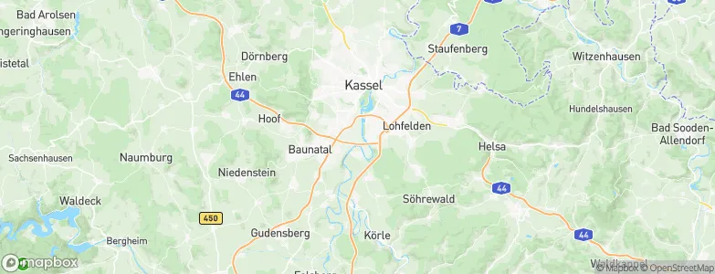 Fuldabrück, Germany Map