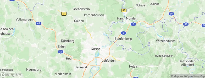 Fuldatal, Germany Map