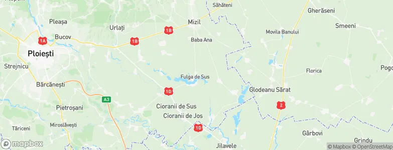 Fulga de Sus, Romania Map