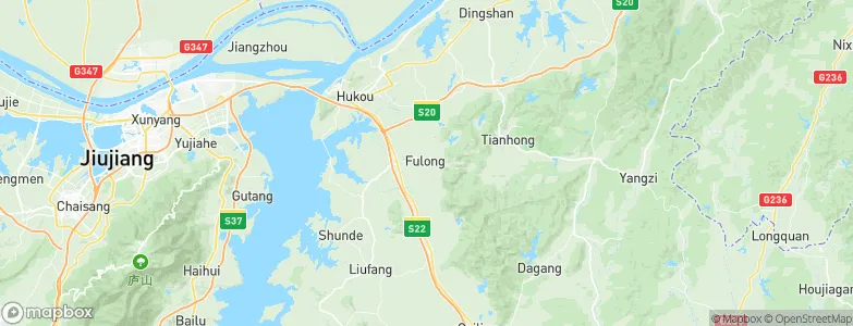 Fulong, China Map