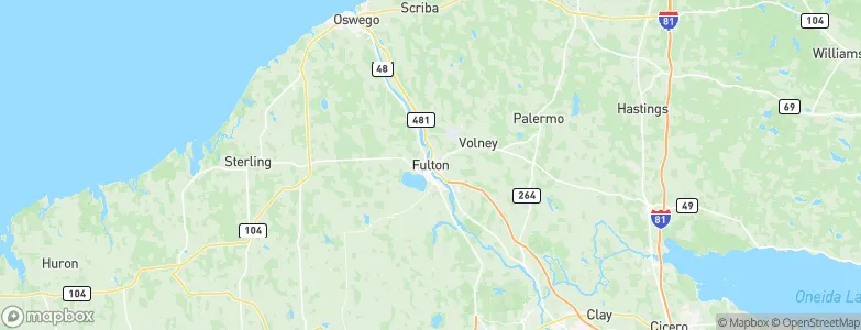 Fulton, United States Map