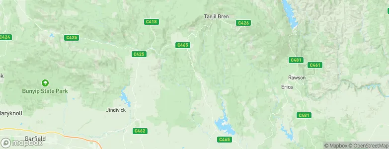 Fumina South, Australia Map