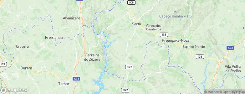 Fundada, Portugal Map
