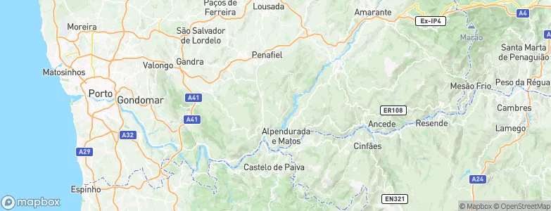 Funtão de Cima, Portugal Map