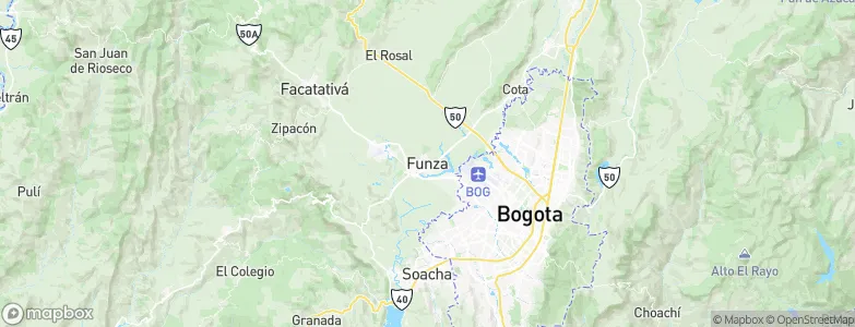 Funza, Colombia Map