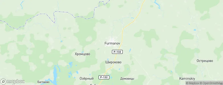 Furmanov, Russia Map