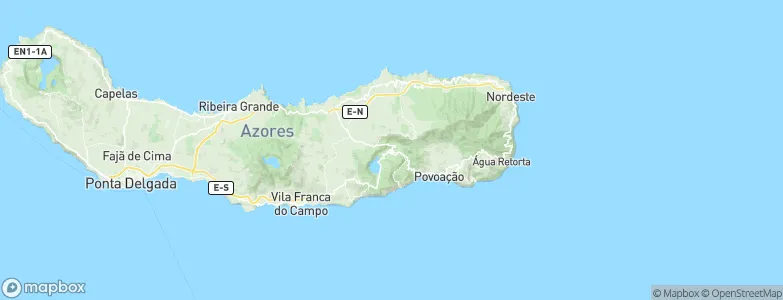 Furnas, Portugal Map
