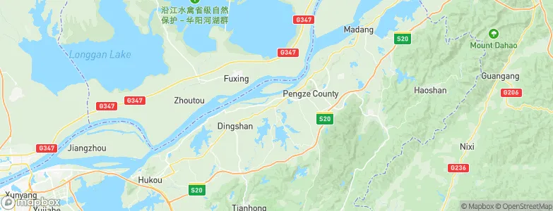 Furongdun, China Map
