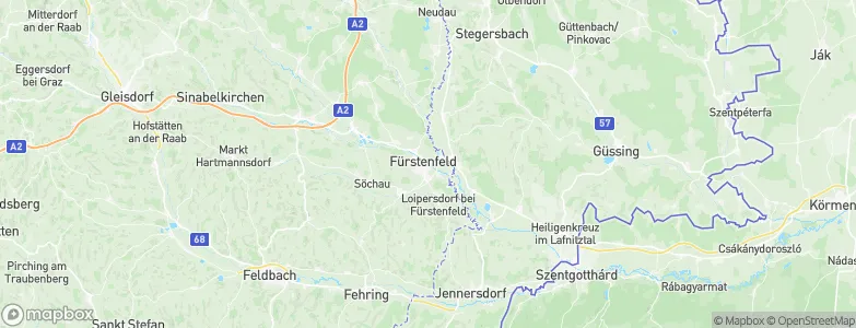 Fürstenfeld, Austria Map