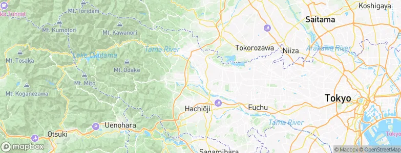 Fussa, Japan Map