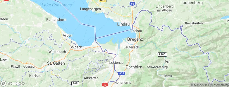 Fußach, Austria Map