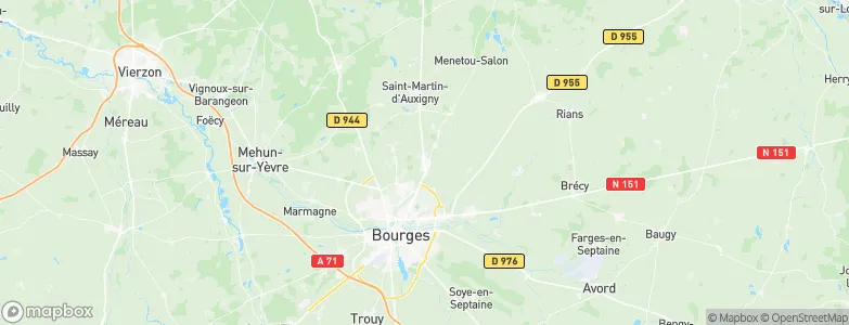 Fussy, France Map