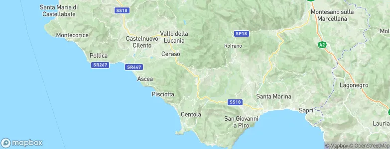 Futani, Italy Map
