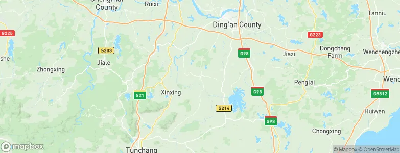 Fuwen, China Map