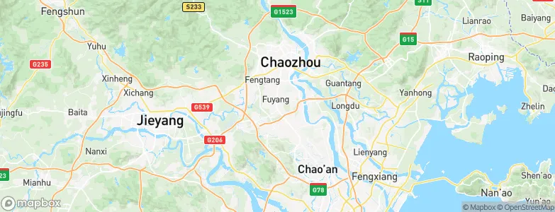 Fuyang, China Map