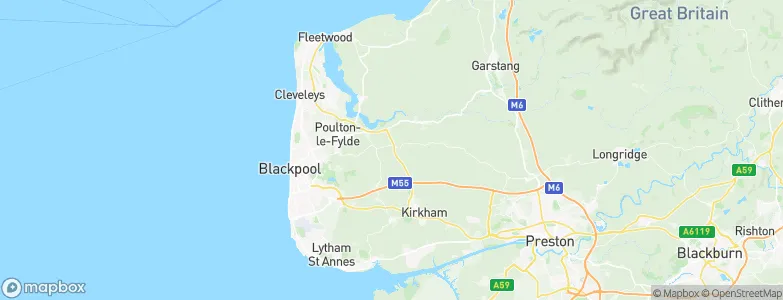 Fylde, United Kingdom Map