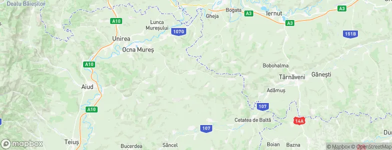Fărău, Romania Map