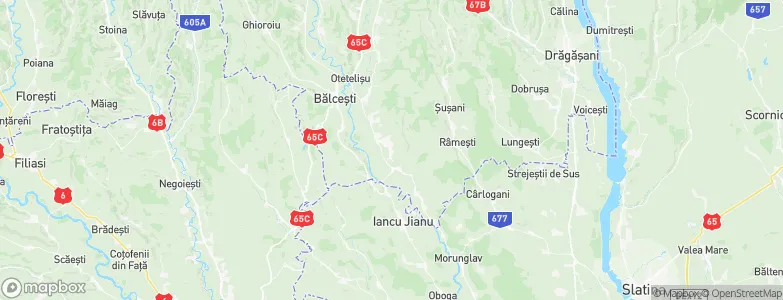 Făureşti, Romania Map