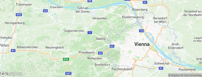 Gablitz, Austria Map