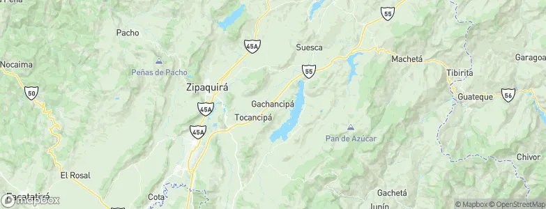 Gachancipá, Colombia Map